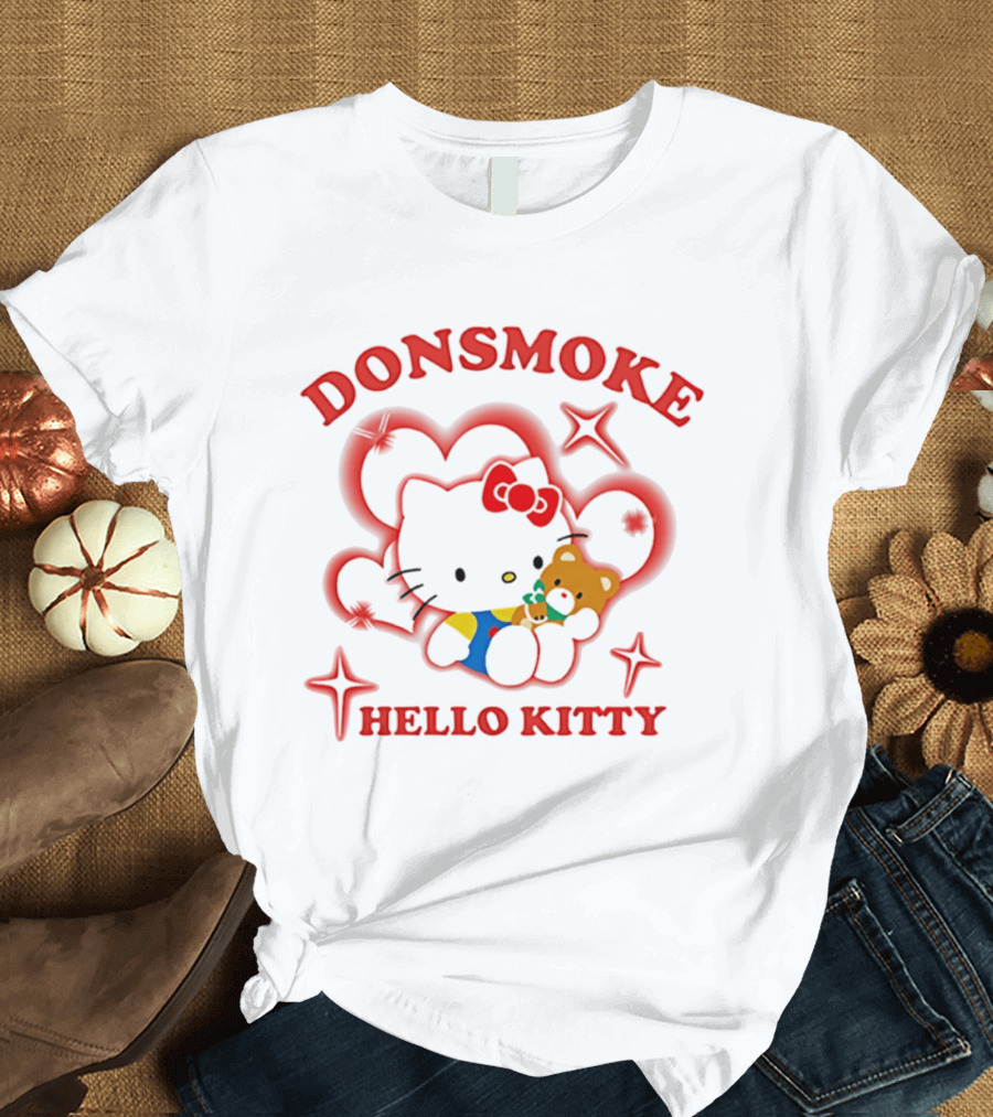 Hello Kitty Sanrio Family Don Smoke T-Shirt