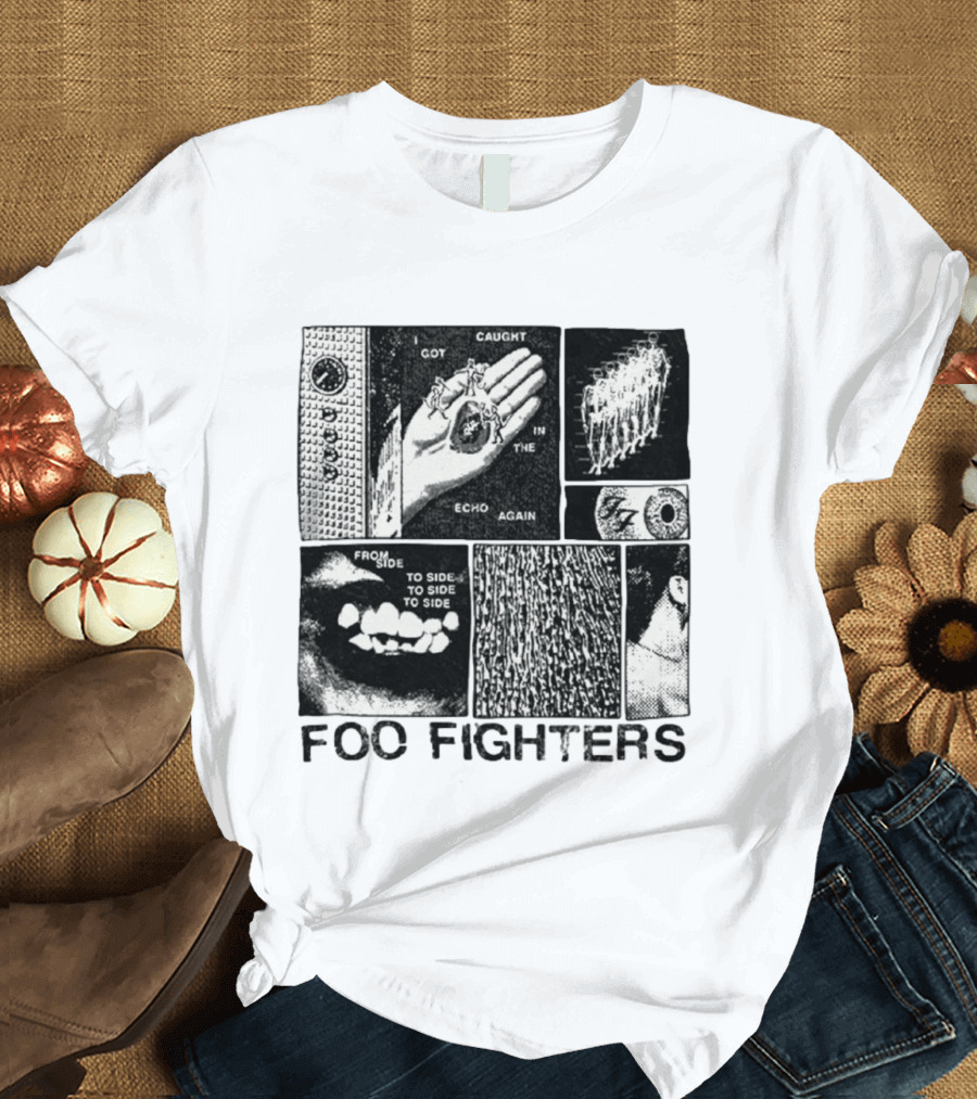 Foo Fighters I Got Caught In The Echo Again From Side To Side T-Shirt