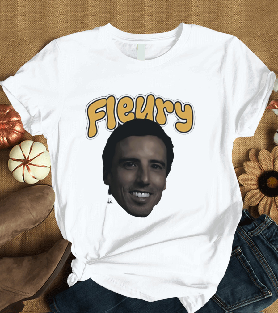 Marc André Fleury Pittsburgh Penguins Big Head Fleury '26 T-Shirt