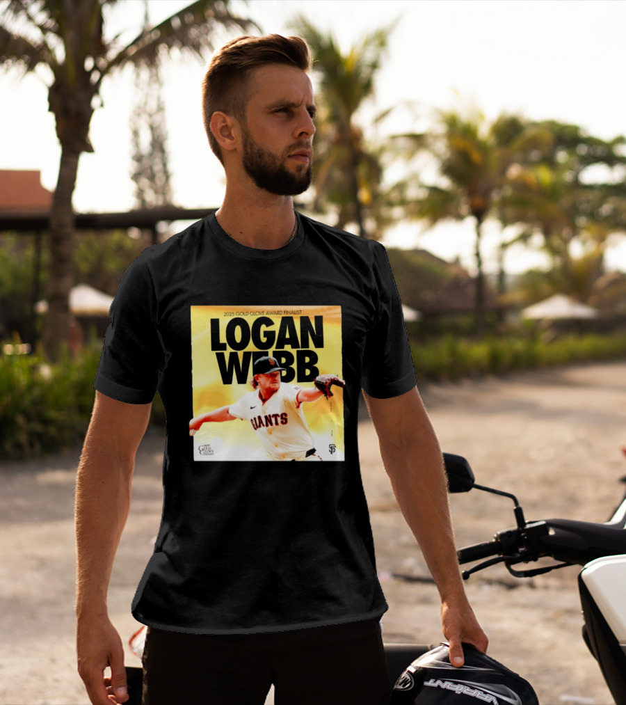 2025 Gold Glove Award Finalist Logan Webb Giants T-Shirt
