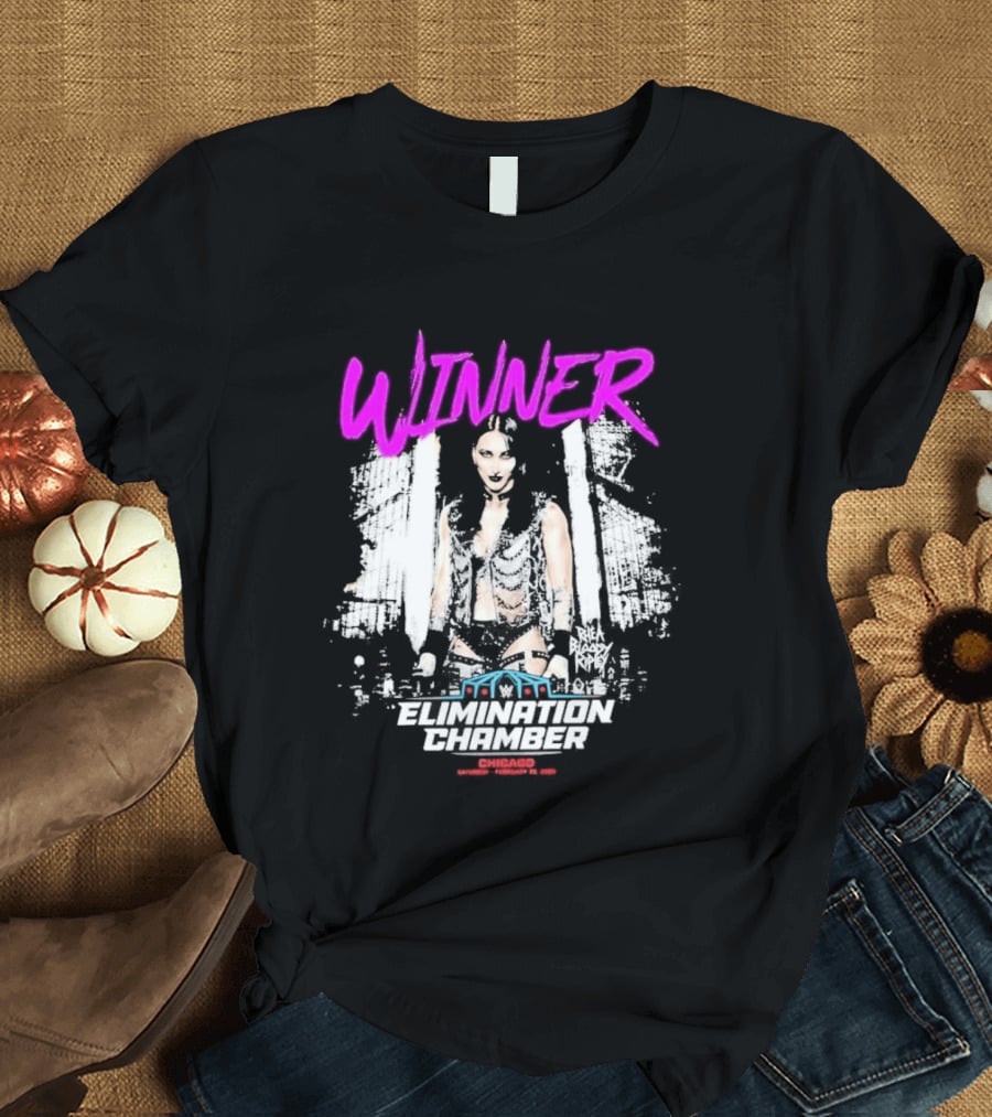 Rhea Ripley Elimination Chamber 2026 Winner Champion T-Shirt