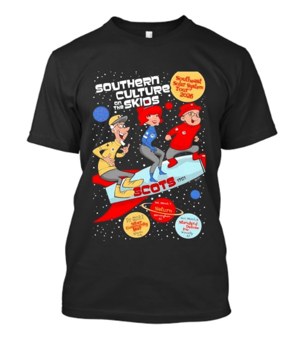 Southern Culture On The Skids Southeast Solar System Tour 2026 SCOTS Star Community Bar Atlanta T-Shirt