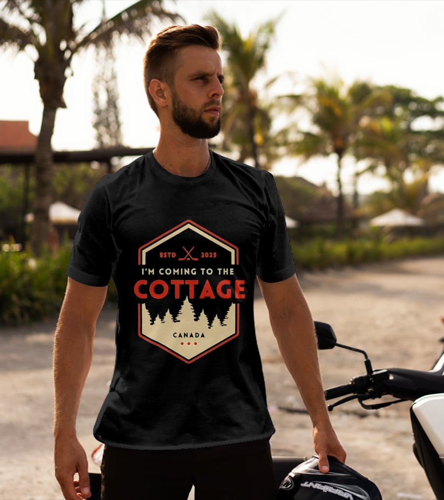 I'm Coming To The Cottage ESTD 2025 Canada Hockey T-Shirt