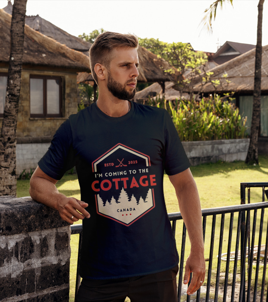 I'm Coming To The Cottage ESTD 2025 Canada Hockey T-Shirt
