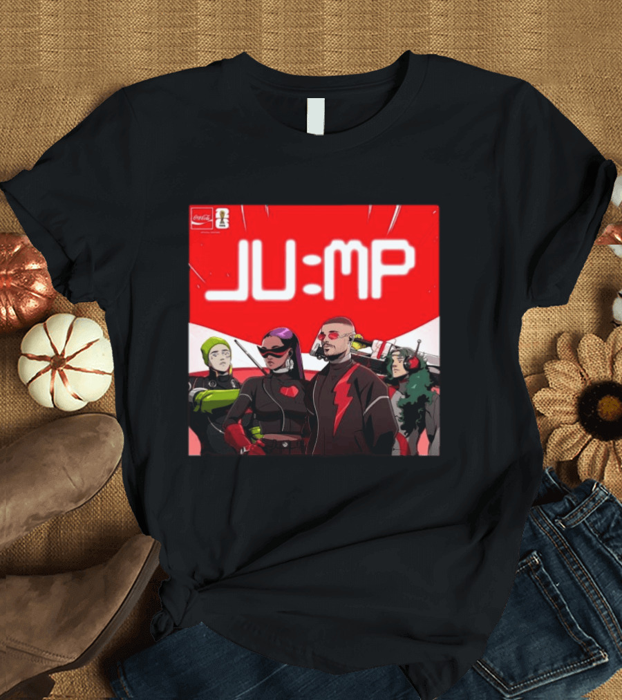 Jump J Balvin Amber Mark Steve Vai Travis Barker Coca Cola Anthem FIFA World Cup 2026 T-Shirt