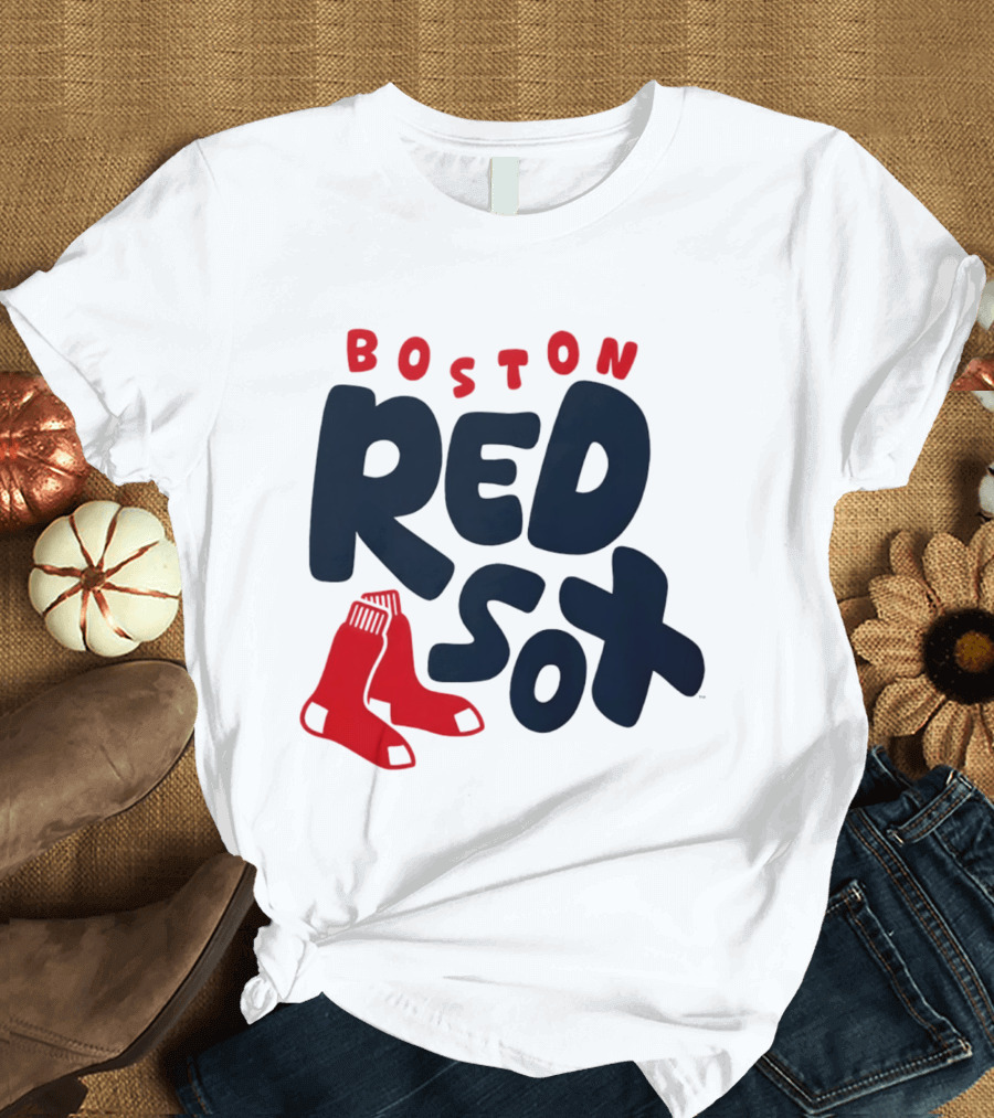 Boston Red Sox Bubble Crew Neck Baseball T-Shirt
