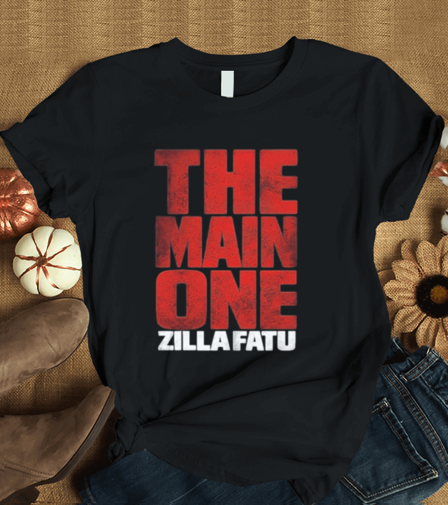 Zilla Fatu The Main One Bold Red T-Shirt