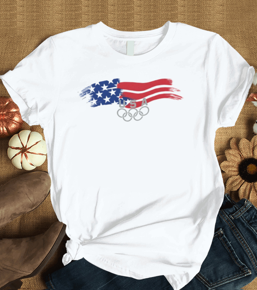 USA 2026 Winter Olympics Stars And Stripes T-Shirt