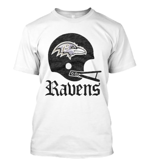 Baltimore Ravens Helmet Ravens Football Gear T-Shirt