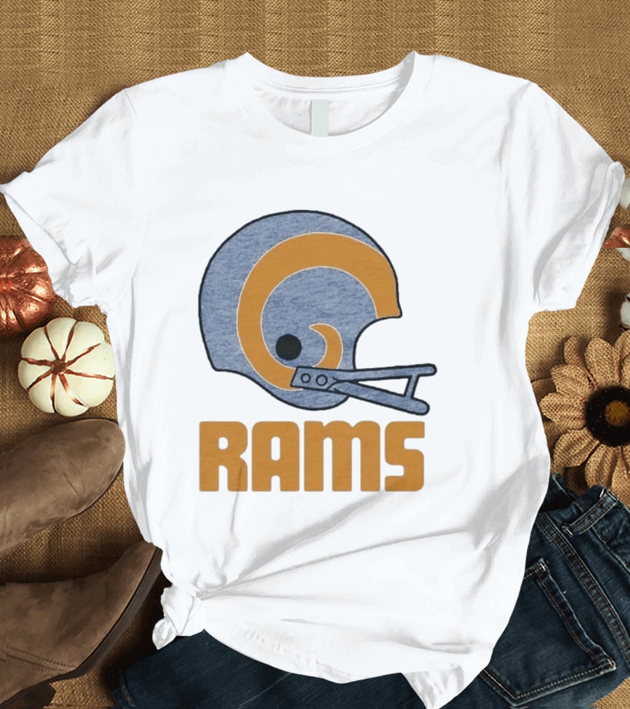 Rams Helmet Classic Football Team T-Shirt