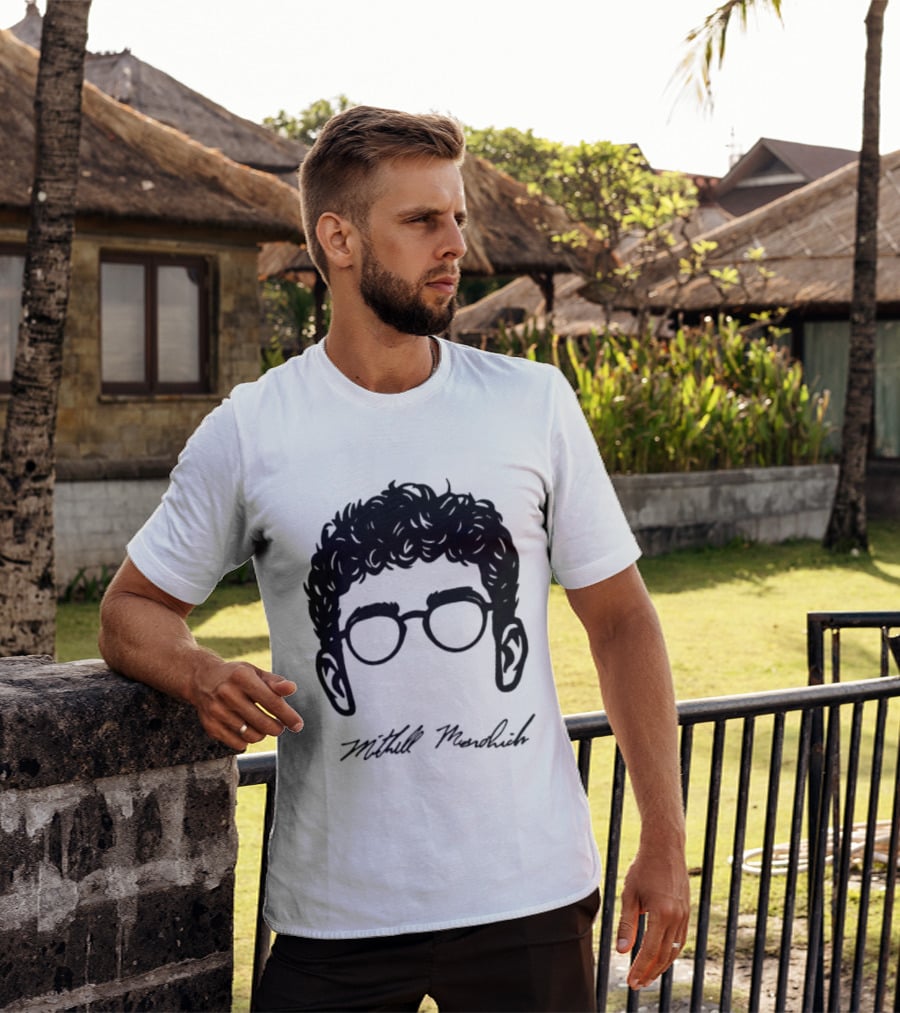Mitchell Mesenbrink Glasses Hair Silhouette Cael Sanderson T-Shirt