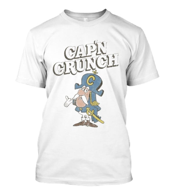 Cap'n Crunch Cereal Cartoon Vintage Captain T-Shirt