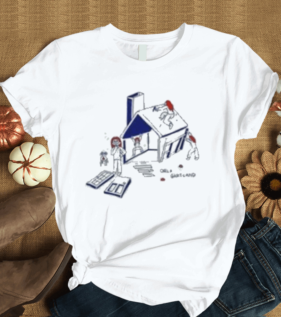 Orla Gartland A Work In Progress House Art Playful Red Haired Characters T-Shirt