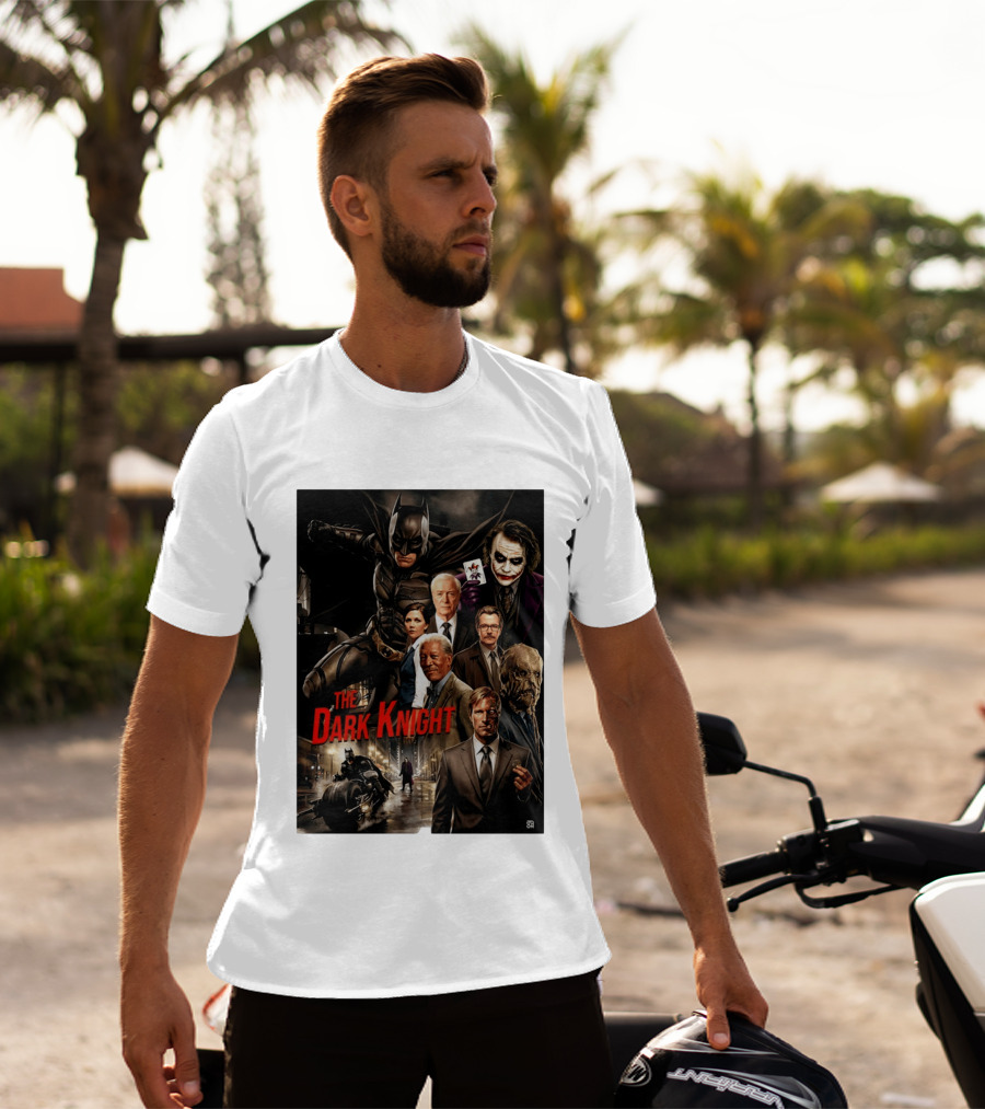 The Dark Knight Movie Characters Batman Joker Villains T-Shirt