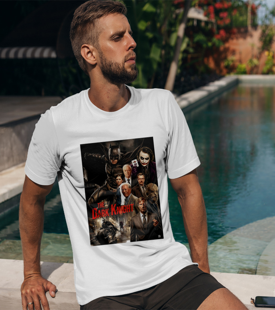 The Dark Knight Movie Characters Batman Joker Villains T-Shirt