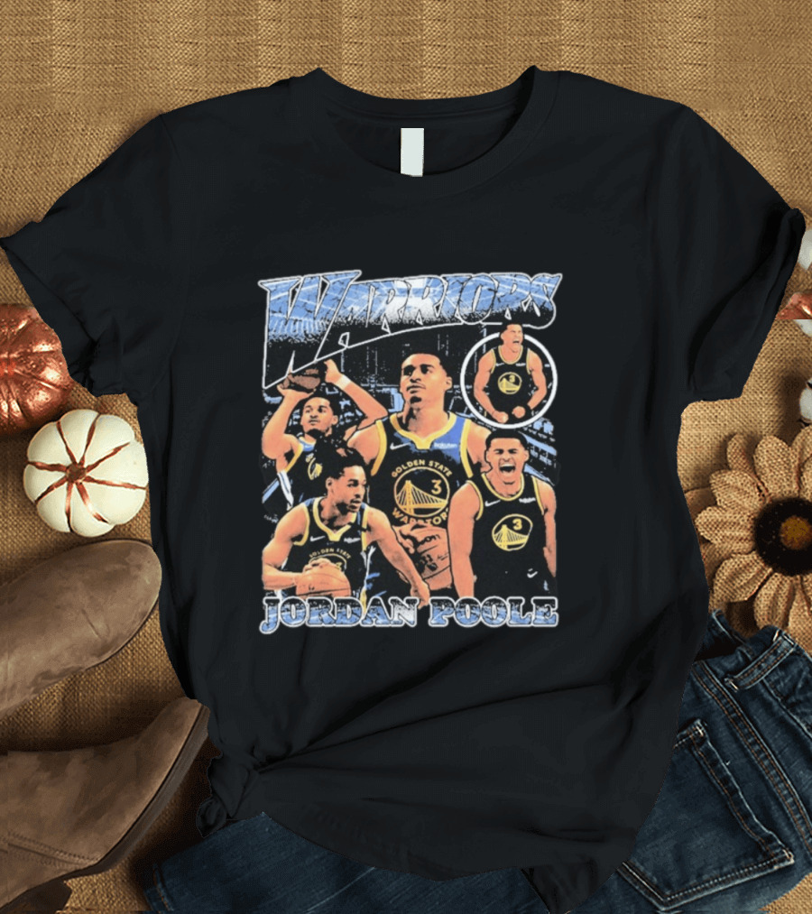 Warriors Golden State Jordan Poole NBA Basketball Player T-Shirt