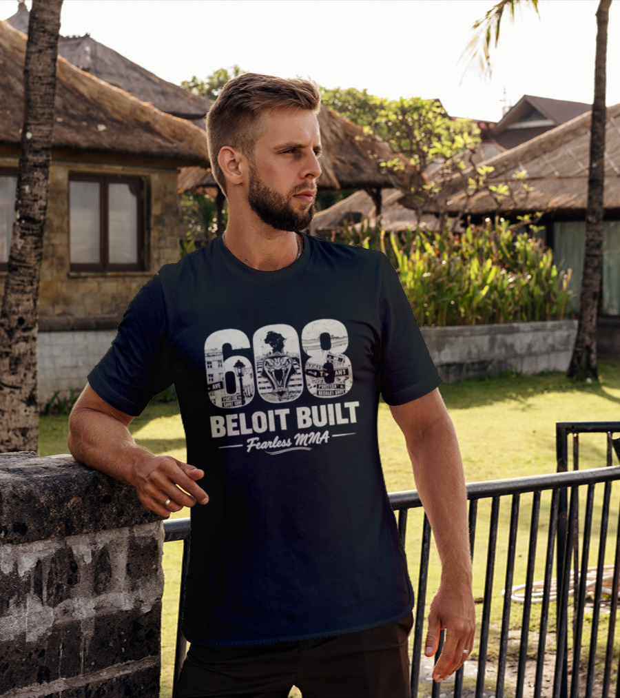 608 Beloit Built Fearless MMA T-Shirt