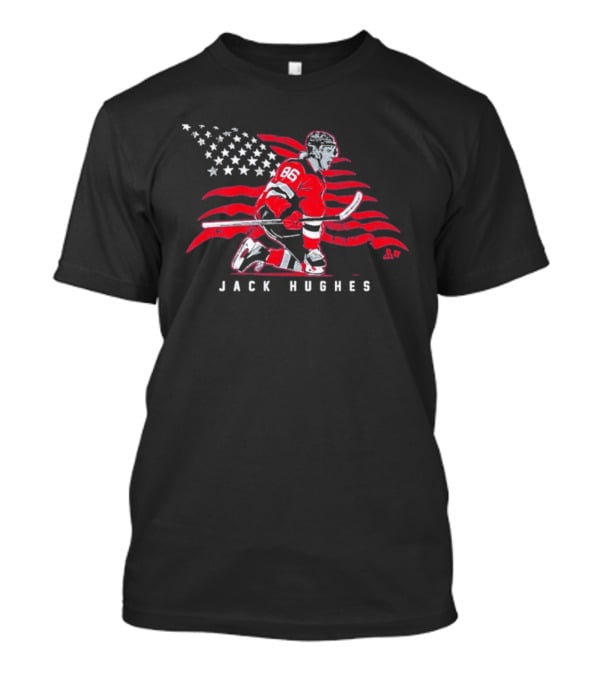 Jack Hughes Stars & Stripes 86 USA Hockey T-Shirt