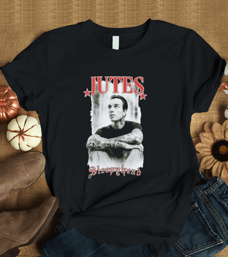Jutes Sleepyhead Tattooed Star T-Shirt