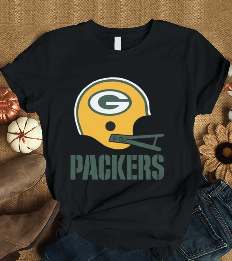 Green Bay Packers Helmet G Icon Packers T-Shirt