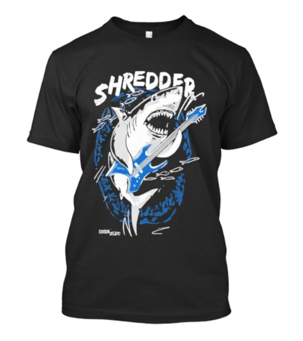 Shredder Shark With Electric Guitar T-Shirt