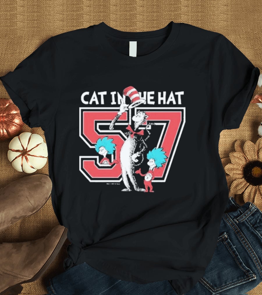Cat In The Hat 57 Thing One And Thing Two T-Shirt