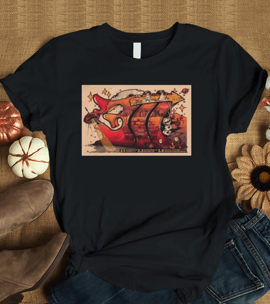 The Road To 311 March 4 2026 Majestic Ventura Theater Ventura California Dice UFO Desert Scene Sacramento Chico Santa Cruz Santa Ana T-Shirt