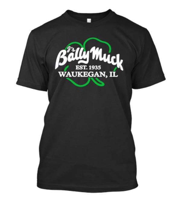 Jr Bally Muck Est. 1935 Waukegan IL Clover Green White T-Shirt