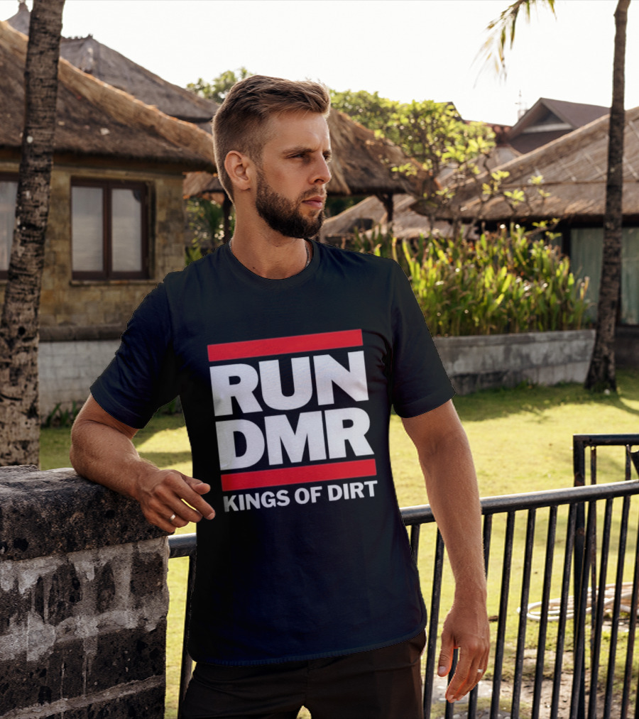 RUN DMR Kings Of Dirt Moto BMX Enthusiasts T-Shirt