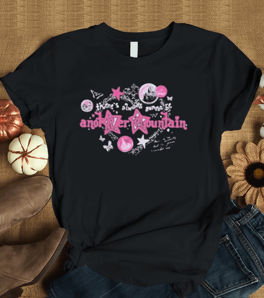 Another Mountain Star Pink Moon T-Shirt
