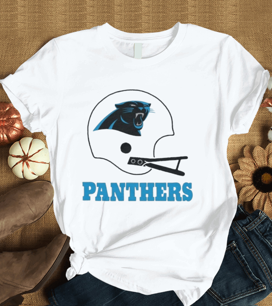 Panthers Football Helmet Carolina T-Shirt