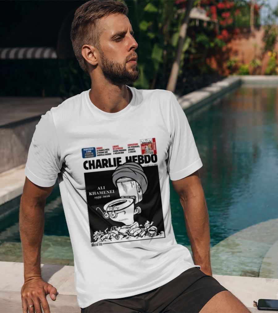 Charlie Hebdo Khamenei Cover Toilet Humour Edition T-Shirt