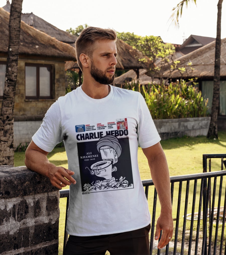 Charlie Hebdo Khamenei Cover Toilet Humour Edition T-Shirt