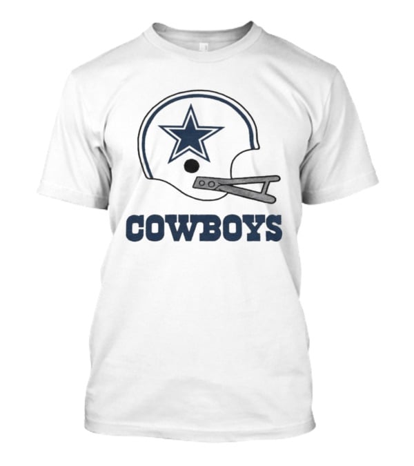 Dallas Cowboys Star Emblem Helmet Cowboys T-Shirt