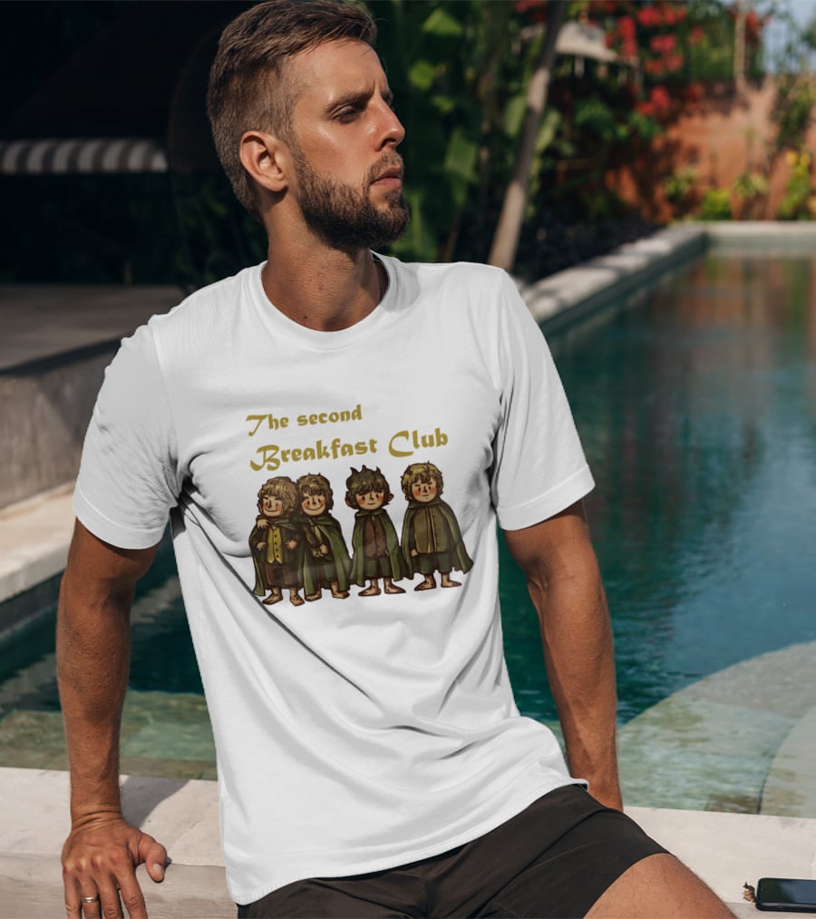 The Second Breakfast Club Hobbits LOTR T-Shirt