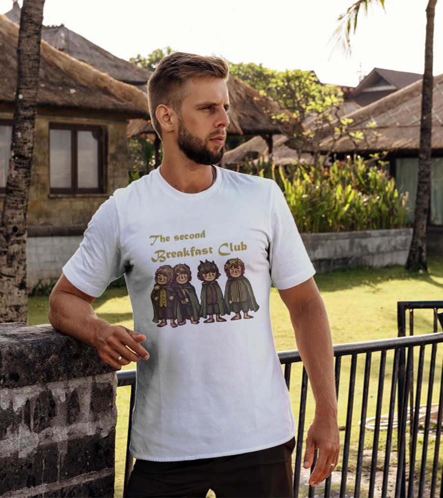The Second Breakfast Club Hobbits LOTR T-Shirt