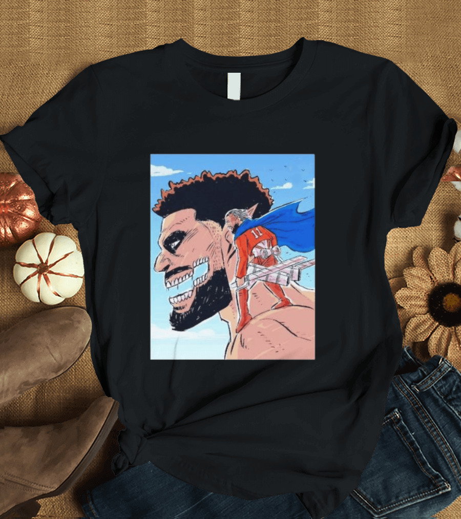 Attack On Titan Jalen Brunson New York Knicks T-Shirt