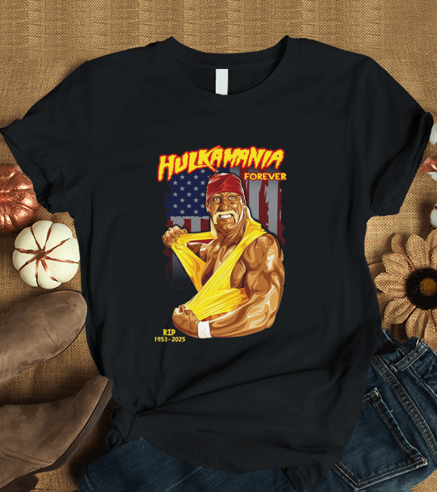 Hulkamania Forever American Icon 1953 2025 T-Shirt