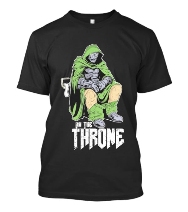 Doctor Doom On The Throne Toilet T-Shirt