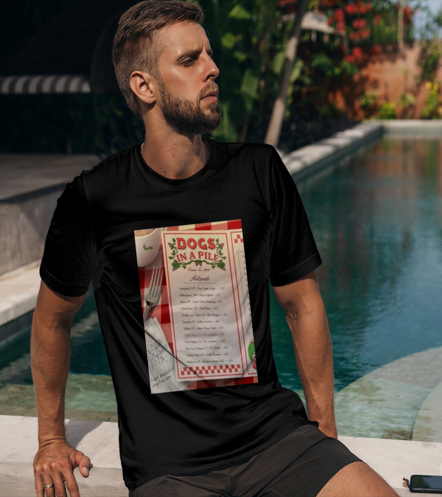 Dogs In A Pile Summer Tour 2026 T-Shirt