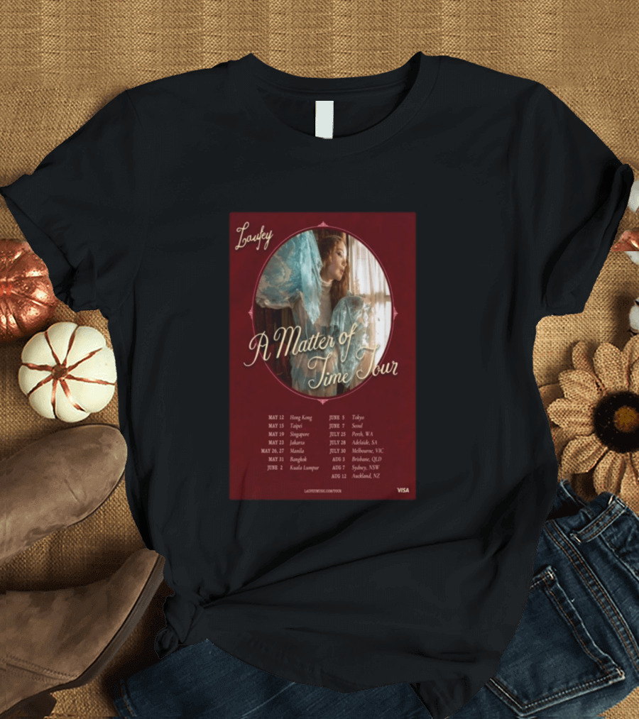 Laufey A Matter Of Time Tour 2026 Dates And Locations T-Shirt
