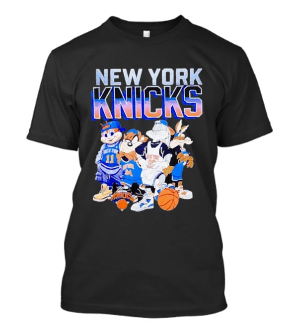 New York Knicks Looney Tunes Basketball Collaboration T-Shirt