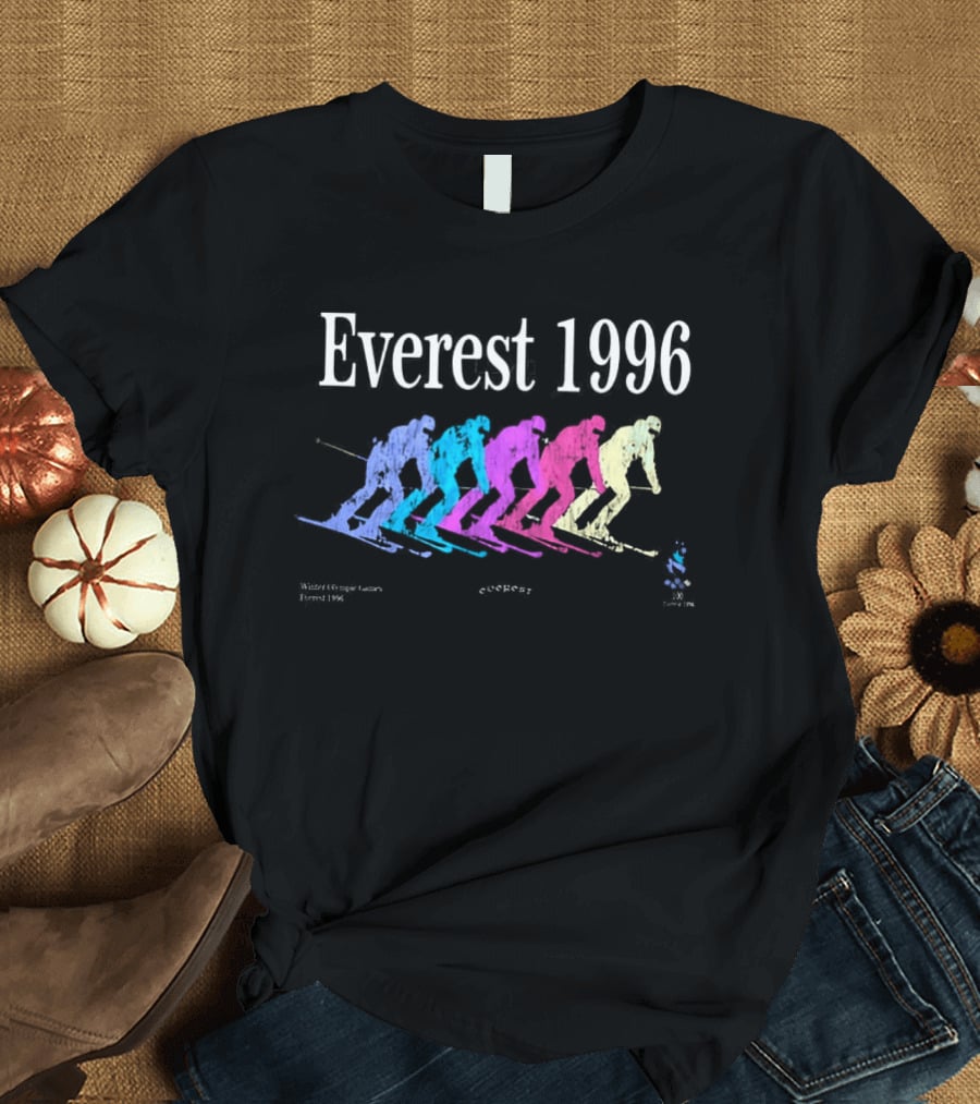 Everest 1996 Michael Beasley Multicolored Skiers T-Shirt