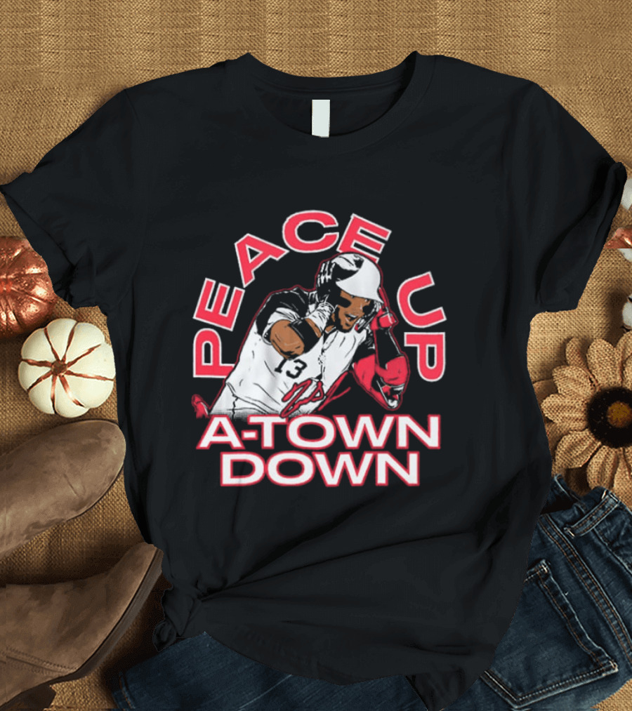 Ronald Acuna Jr Peace Up A Town Down T-Shirt
