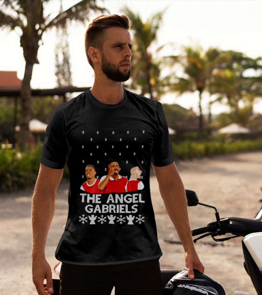 The Angel Gabriels Christmas Soccer Players Snowflakes T-Shirt