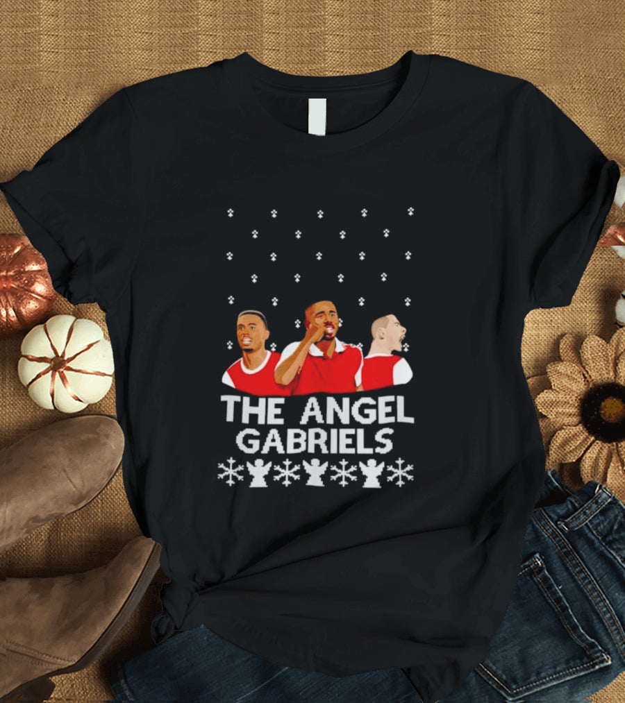 The Angel Gabriels Christmas Soccer Players Snowflakes T-Shirt