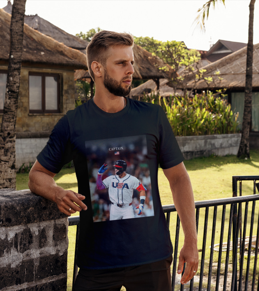 Aaron Judge Captain USA Team 2026 World Baseball T-Shirt