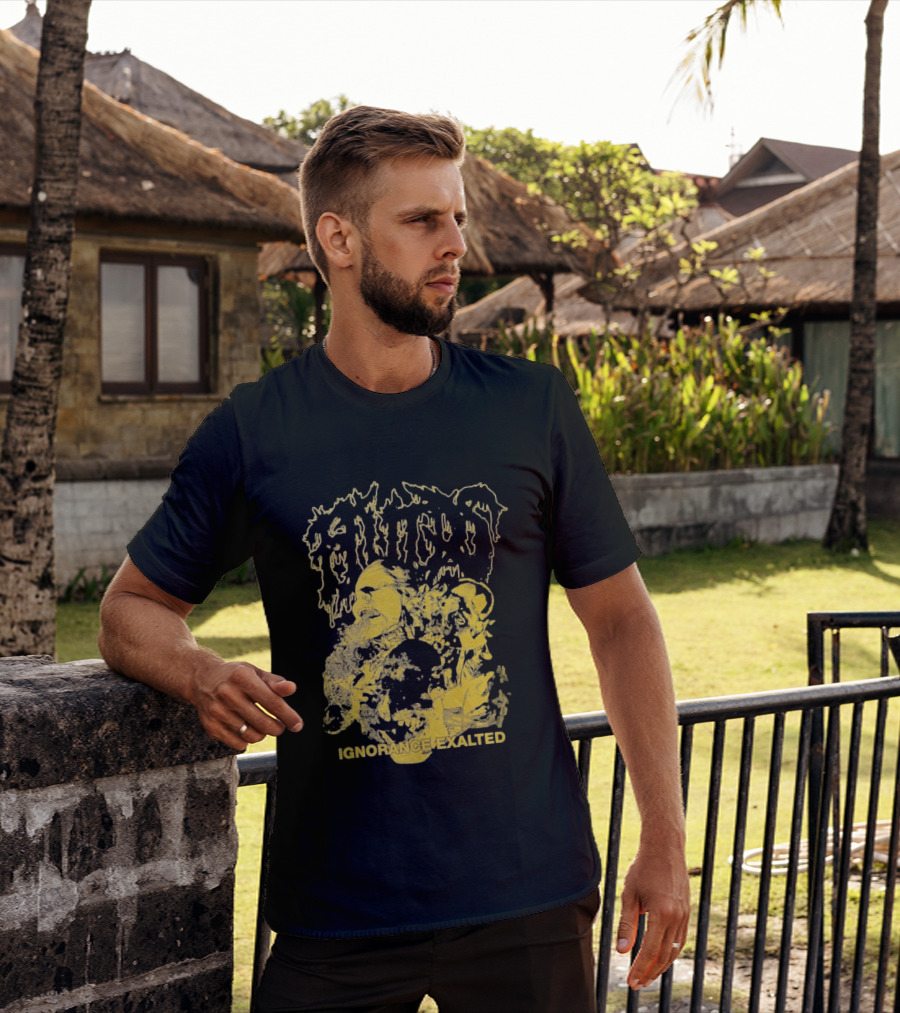 Fluids Ignorance Exalted Abstract Golden T-Shirt