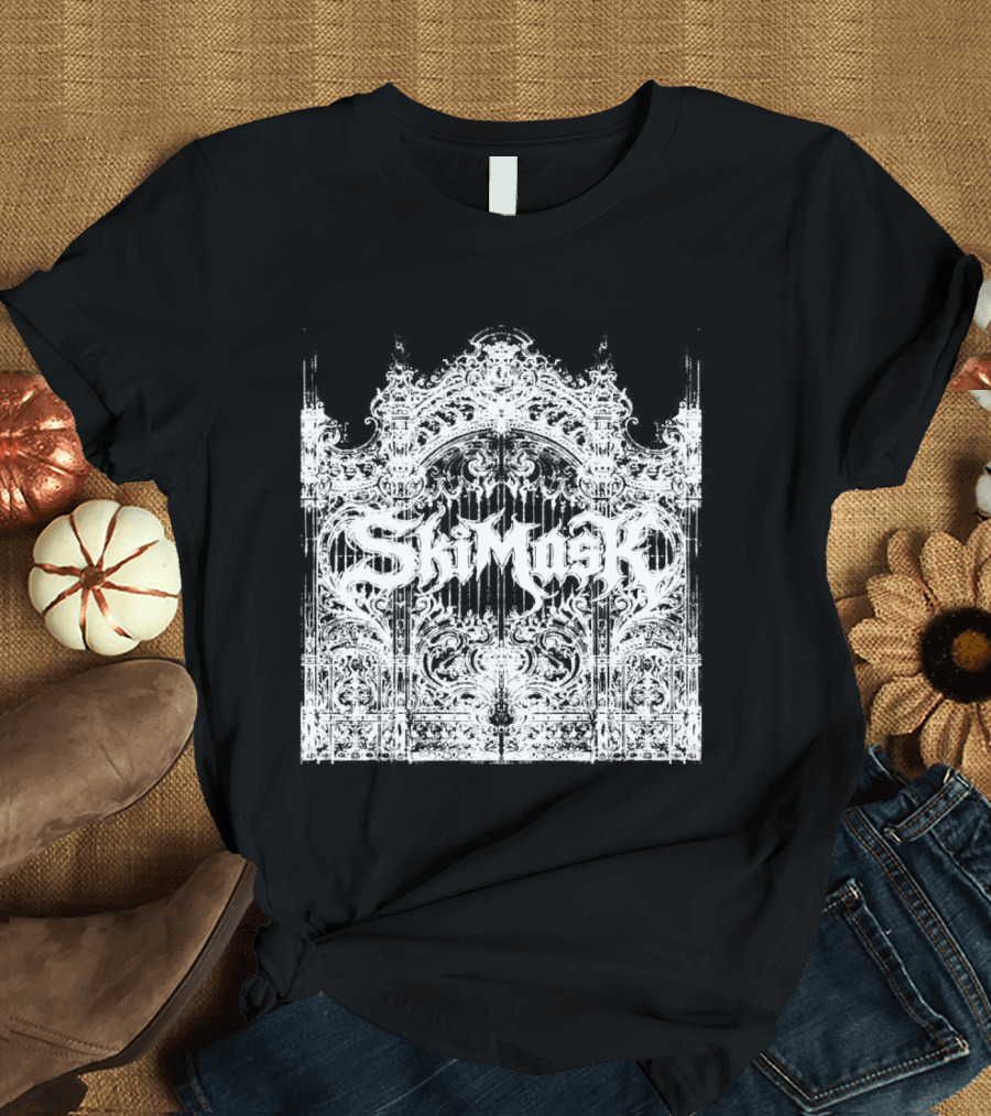 Ski Mask The Slump God Cathedral Gothic Architecture T-Shirt