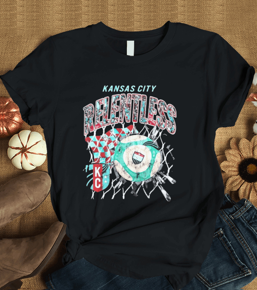 Kansas City Relentless KC Current Made Mobb Soccer Chainlink T-Shirt